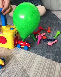 🤩 POWERBALLOON Jouet Voiture avec Ballon Gonflable