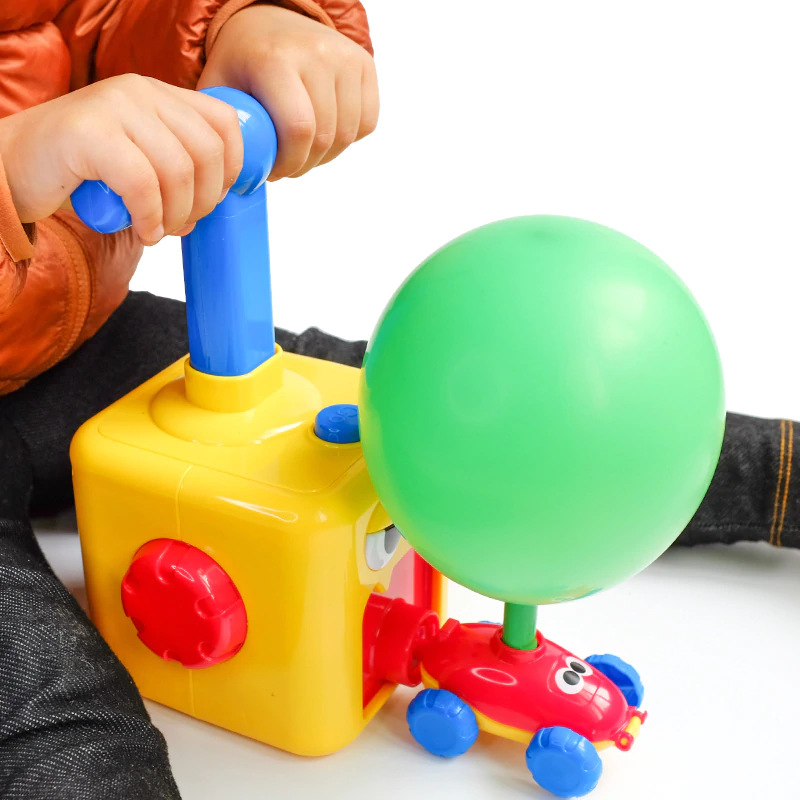 Jouet de voiture avec ballon gonflable - Bleu et jaune - Voiture - à la Fnac